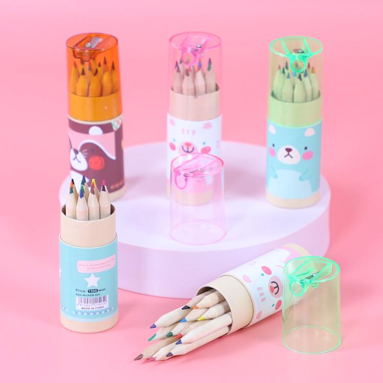Creative Little Bear 12-Color Small Coloring & Drawing Pencils Set