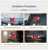 74-LED Outdoor Solar Sensor Light, Three-Head Rotatable, Waterproof for Wall, Road, Courtyard, Street Lighting