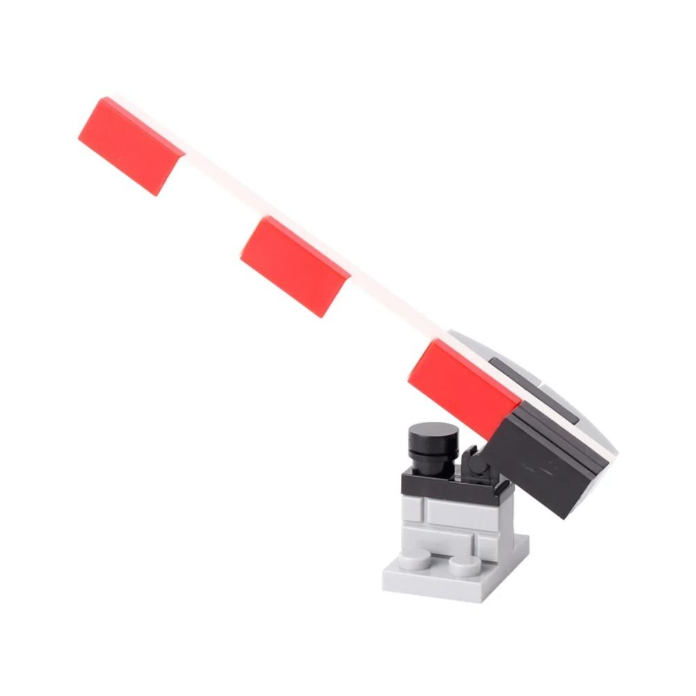 City Food Street View Vendor Hot Dog Roadside Stand Building Blocks Ice Cream Newsstand Flower Shop Trash Can Toilet Bricks Toys