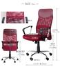 Floor PU Tansu No Gen Office Chair with Comfortable Lumbar Support Type Now Back Rocking Chair Desk Chair Chair [Prevent Scratches! Casters] [One-tone