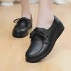 Brand New Soft Sole Cowhide Leather Shoes for Middle-Aged and Elderly Women