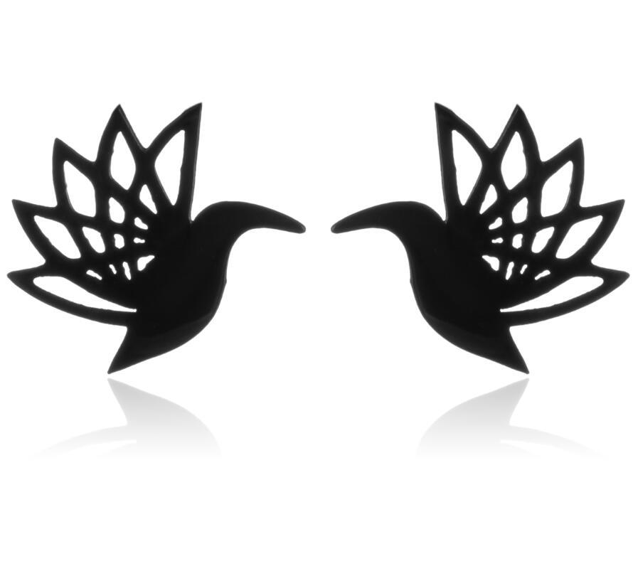 

Сережки-гвоздики з нержавіючої сталі Ластівка Делікатні Прикраси Маленький Птах для Жінок Повсякденна Вечірка Букль Д орей