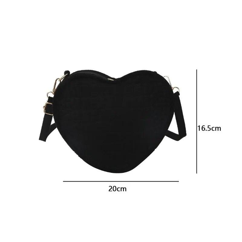Mote Vintage Heart Kvinner Håndvesker Luksus Design Håndveske Hjertevesker for kvinner Dame skulderveske Messenger 2023 Trend