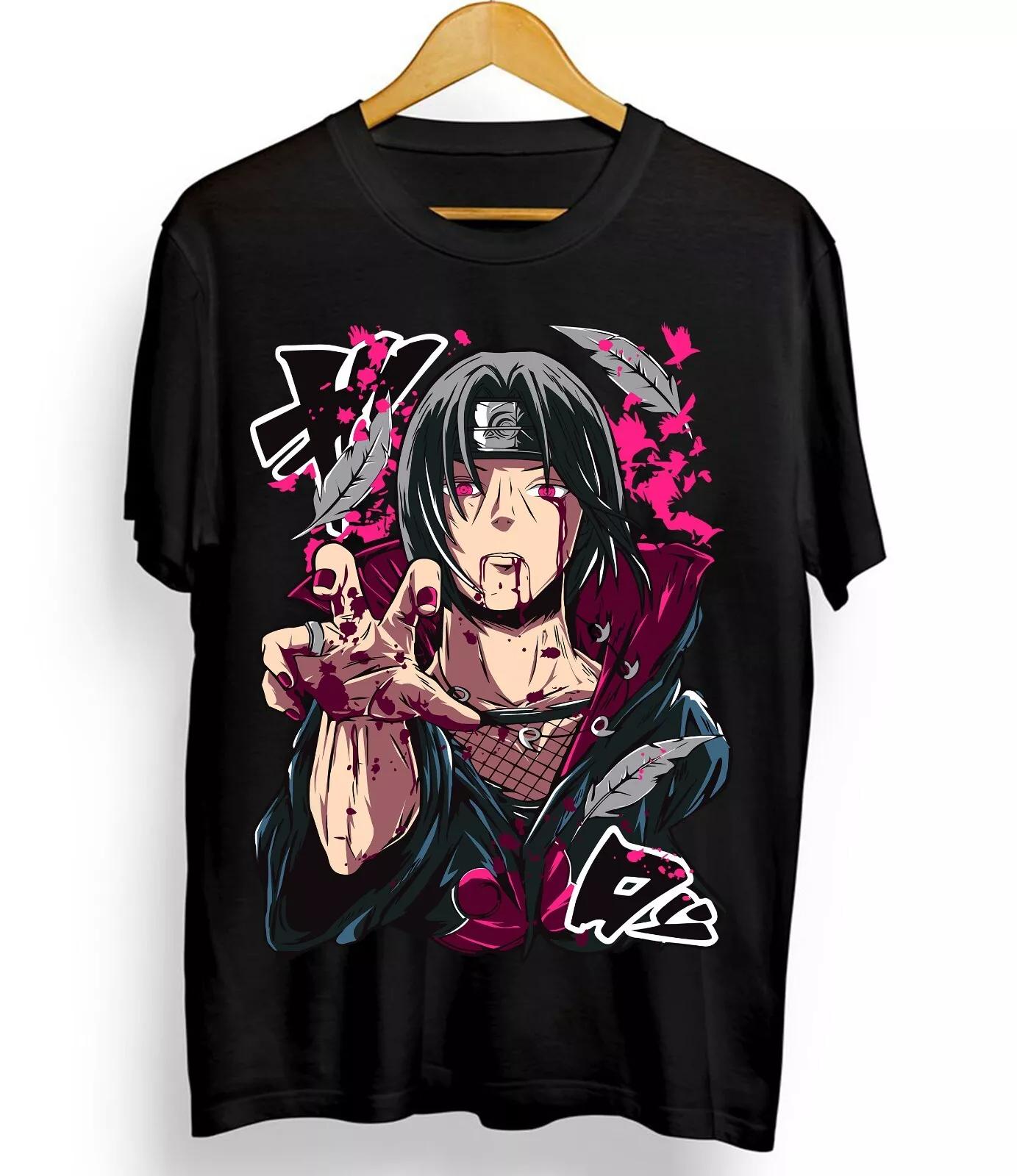 

Наруто Узумаки Обито Учиха Футболка Аниме Оверсайз Мужская Женская С коротким рукавом Повседневная с принтом Хлопок Уличная одежда Косплей Летние топы 4XL