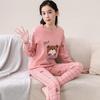 Teen Boys' Autumn Cotton Clothes Set: Thin Style Underwear and Wool Shirt for Junior High Students