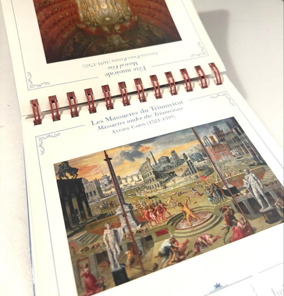 [USED] Musée du Louvre 2019 Art Book, Photo Book, Bilingual Calendar
