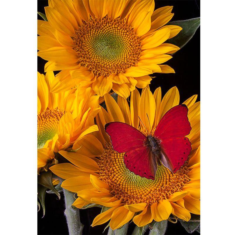 5D DIY Diamond Art Painting Flower DIY Diamond Embroidery Cross Stitch Sunflower Pictures Of Rhinestones Mosaic Home D