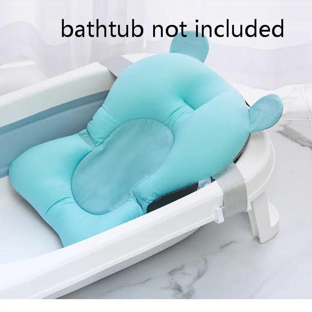 

Baby Bath Seat Support Mat Shower Safety Tub Pad Newborn Bathtub Recliner Infant Anti-Slip Soft Comfort Body Cushion Baby Stuff