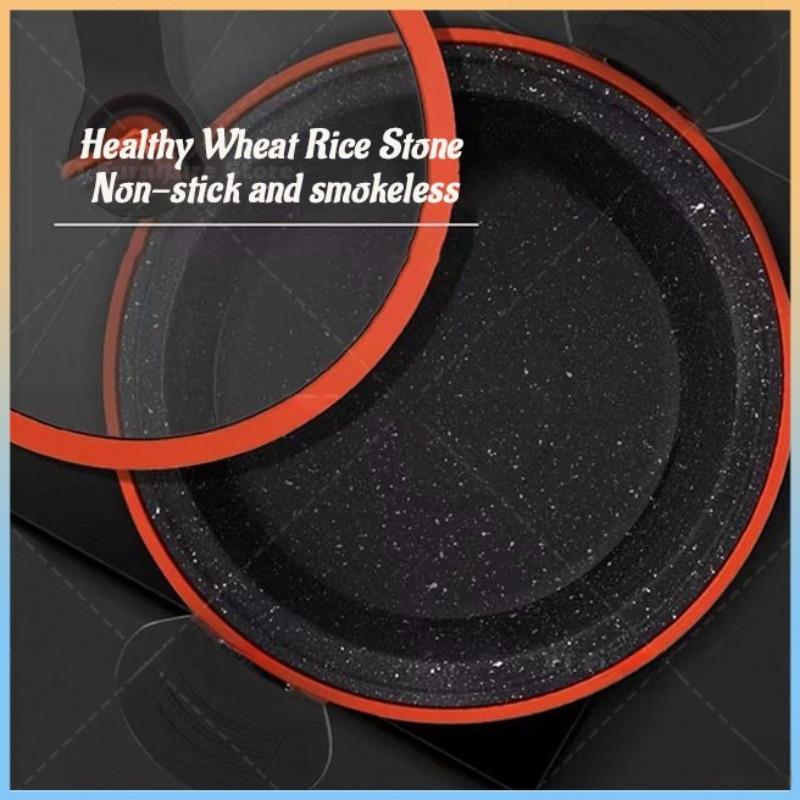 Olla a presión micro antiadherente de 8L Multifunción Estofado Cocción Sopa Wok Hogar Multifuncional Trigo Arroz Piedra Estofadora