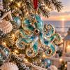 Gastgeschenke für Festivals Meerglas-Weihnachtsdekoration, Küsten-Schildkröte Walhai Oktopus Bürodekorationen Baumbehang, Meeresinspiriert