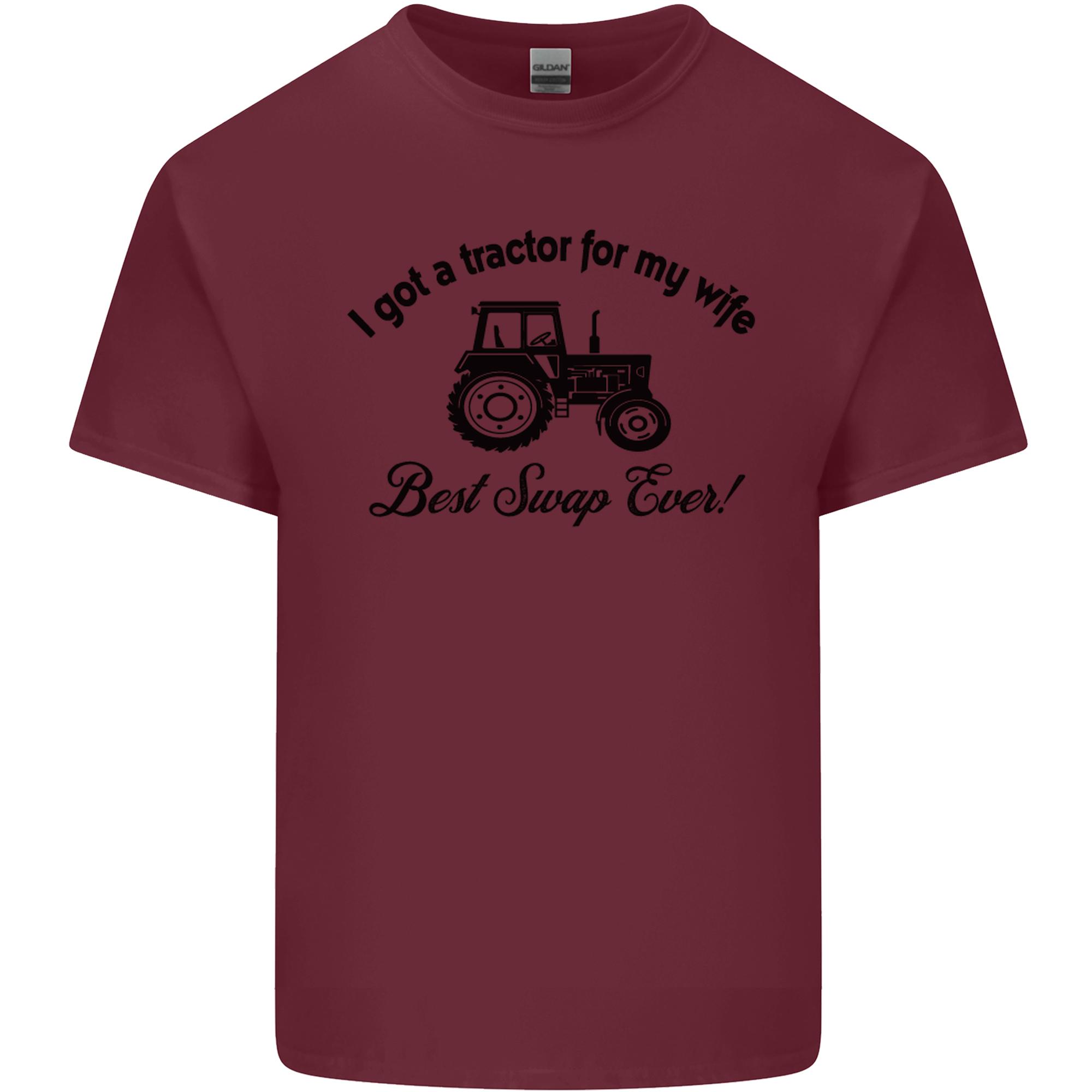 A Tractor for My Wife Funny Farming Farmer Unisexs Light Cotton TShirt S