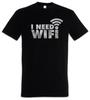 Jag Behöver Wifi Herr T-shirt Herr Dam T-shirts Topp Smartphone Mobiltelefon Internetberoende Beroende Smombie
