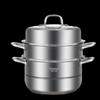 KBH 28cm 3-Tier Stainless Steel Steamer Pot
