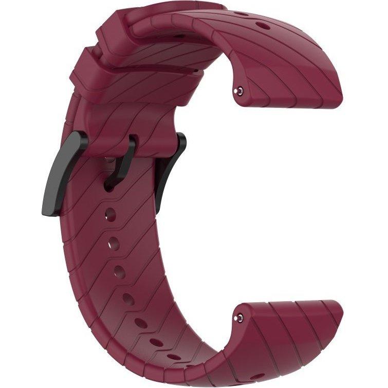 Silicone Strap for Suunto 9 24 - Wine Red
