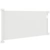 Stair Safety Gate Extendable 0-136cm 87 Cm High Door Safety Gate for Pets 142 X 10 X 87 Cm White