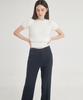 THEFRHT Wool Stripe Flare Pants (Navy)