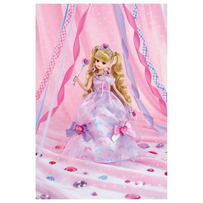 TAKARA TOMY Licca Doll LD-04 Prism Ribbon Princess Dress-Up Doll, 3+ Years