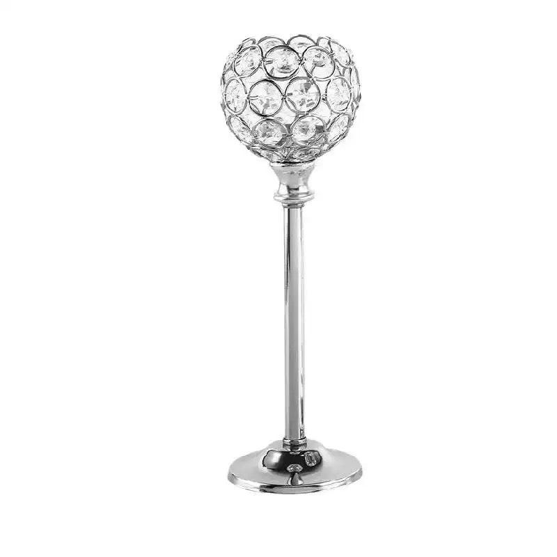 Creative Crystal Ball Candlestick Ornament - Party Wedding Candlelight Dinner Decorations