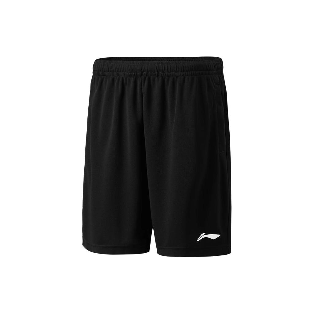 Li-Ning Color Block Short Sleeve T-Shirt And Solid Straight Leg Shorts Casual Sports Set Unisex sets AATU027-4