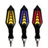 Motorcycle LED Turn Signal, Set of 4, Constant Light, Flowing Turn Signal, 12 V,