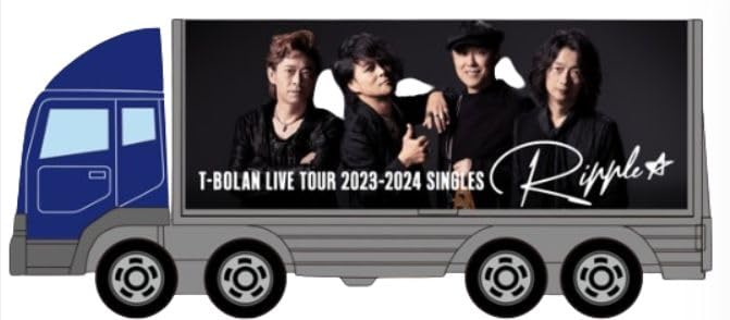 

LIVE TOUR Goods Trumpo Mini Car T-BOLAN 2023-2024 SINGLES ~Ripple~ T-BOLAN