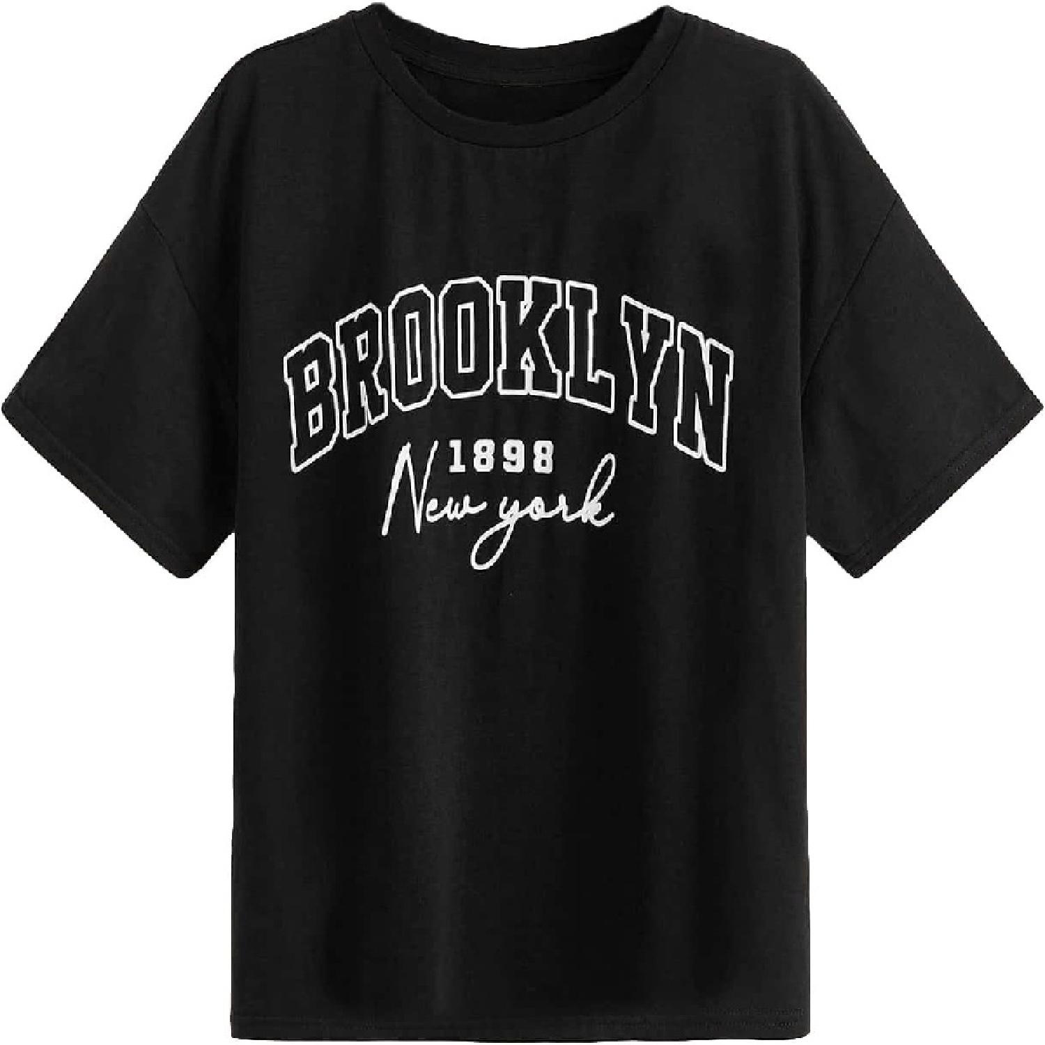 

SOLY HUX Girl s T Shirts Short Sleeve Cute Graphic Tees Crewneck Cartoon Cat Print Summer Tops XXXXXL різнокольоровий