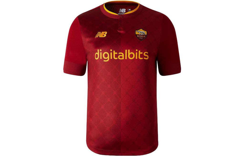 New Balance Soccer Jerseys Men's Red Moderate Straight Fit MT231244-HME
