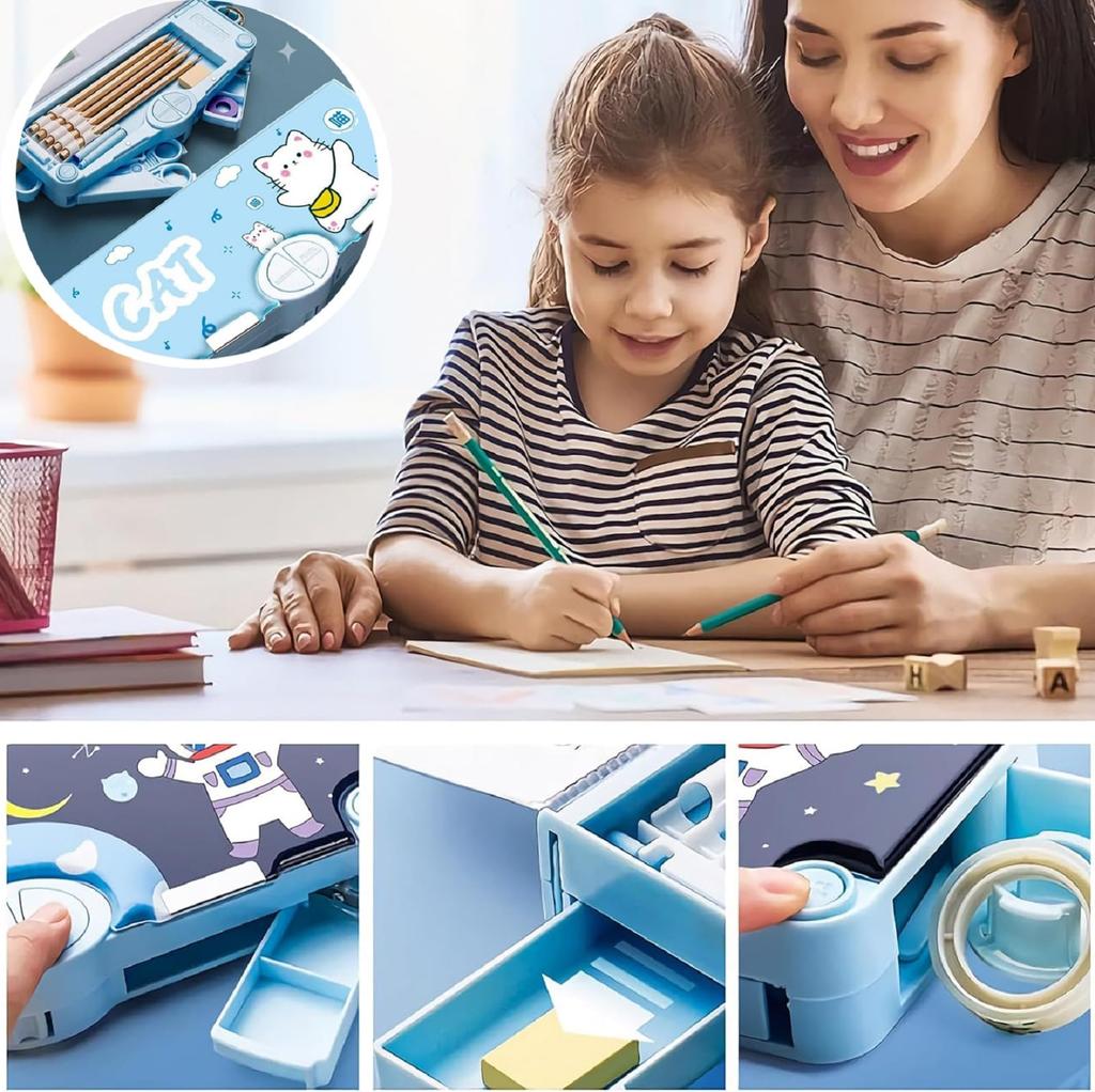 deformed pencil case for school stationery storage plastic pencil large box for school gift pencil pencil tool pen storage stationery storage tool pen
