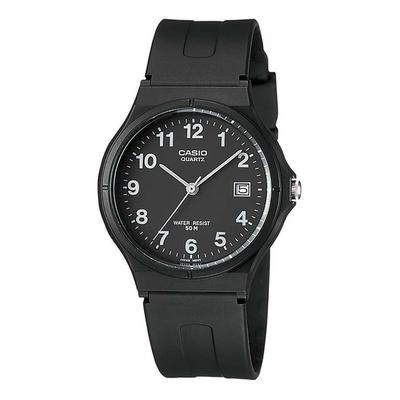 CASIO Standard Analog Watch MW-59-1BV Black Urethane Band Unisex Overseas Model MW-59-1BV