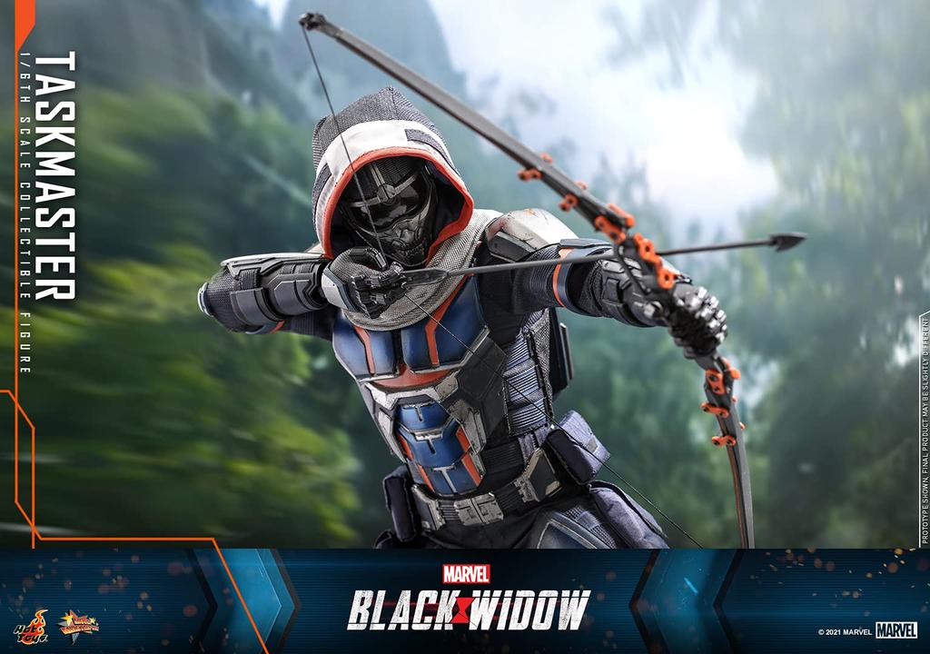 Movie Masterpiece Black Widow Taskmaster Scale Figure Black 1/6