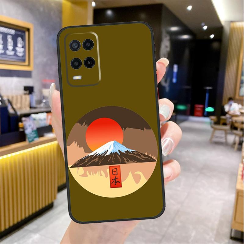 

Japanese art Mount Fuji Case For Oppo A96 A76 A16 A17 A18 A60 A80 A40 A38 A58 A78 A98 A94 A74 A54 A15 A57 A77 A5 Pro OPPO A74 4G
