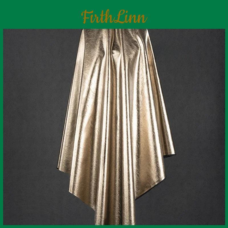 Oil Leather Pu Leather Mirror 100x138cm Fabric Waterproof Leather Diy Jacket Leggings Tights Dress Clothing Designer Fabric