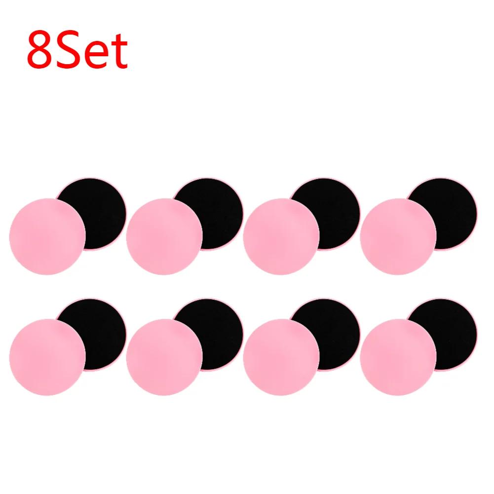 2Pcs Exercise Sliding Plate Dual Sided Yoga Gliding Discs Portable Abdominal Core Training Plate for Body Muscle Workout