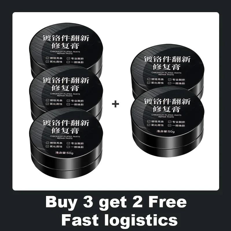 YC19 Universal Model Chrome Restoration Polish – Metal Shine Renovation Compound for Car Door Handles, Windows, and Trim – Remov