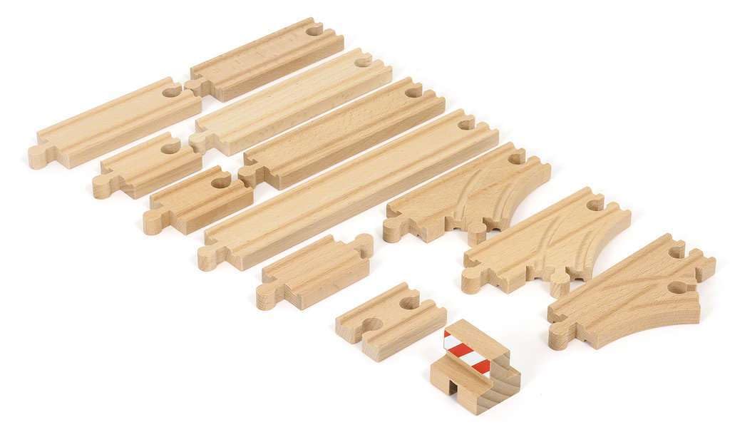 BRIO Additional Rail Set 33394 (Starter 13pcs)