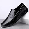 Genuine Leather Men Shoes Loafers Business Casual Leather Shoes Men Flat Shoes Comfortable Moccasins Men Footwear
