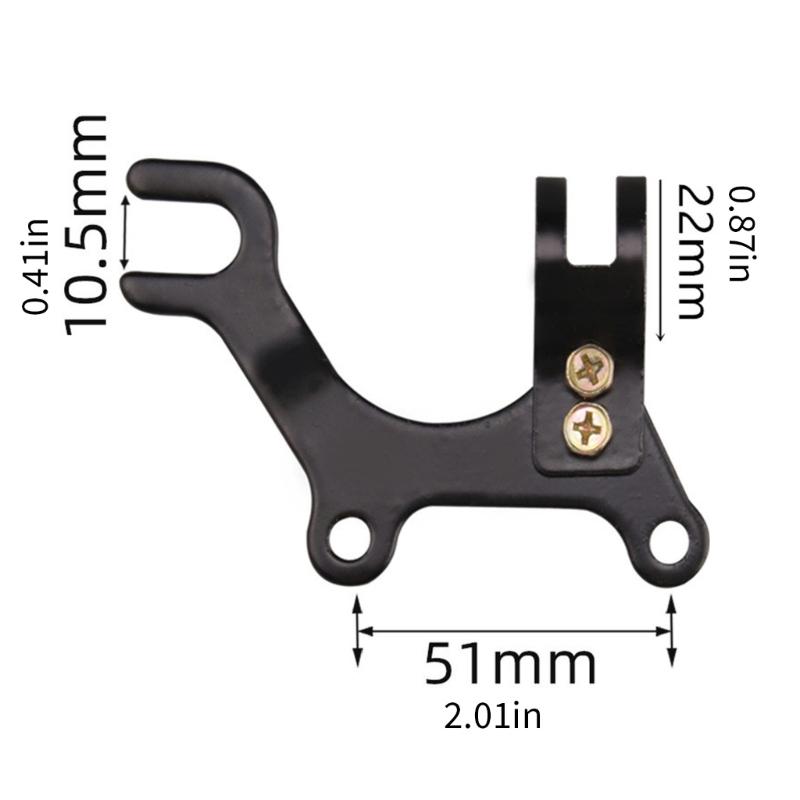 Bike Disc Brake Conversion Stainless Steel Mount Brackets Enhances Braking Power Easyly Assembly