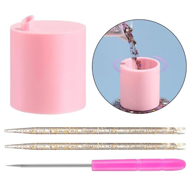 DIY Cup Project Set with Snow Globe Craft Theme and Clear Display Cup Body for Handmade Gift Use, Desk Display, and Home Craft Work