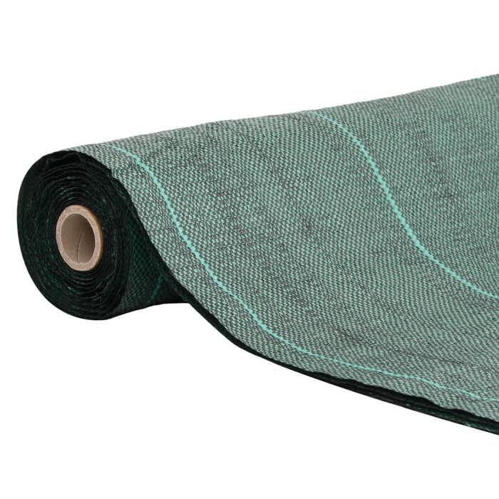 VidaXL Membrane anti-mauvaises herbes vert 0,5x150 m PP, tissu anti-mauvaises herbes, membrane de contrôle des mauvaises 4005246