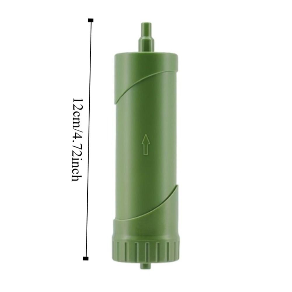 Rening Utomhus Mini Vattenfilter ABS Utomhusvattenrenare Sugrör Vattenrenare Nödsituation