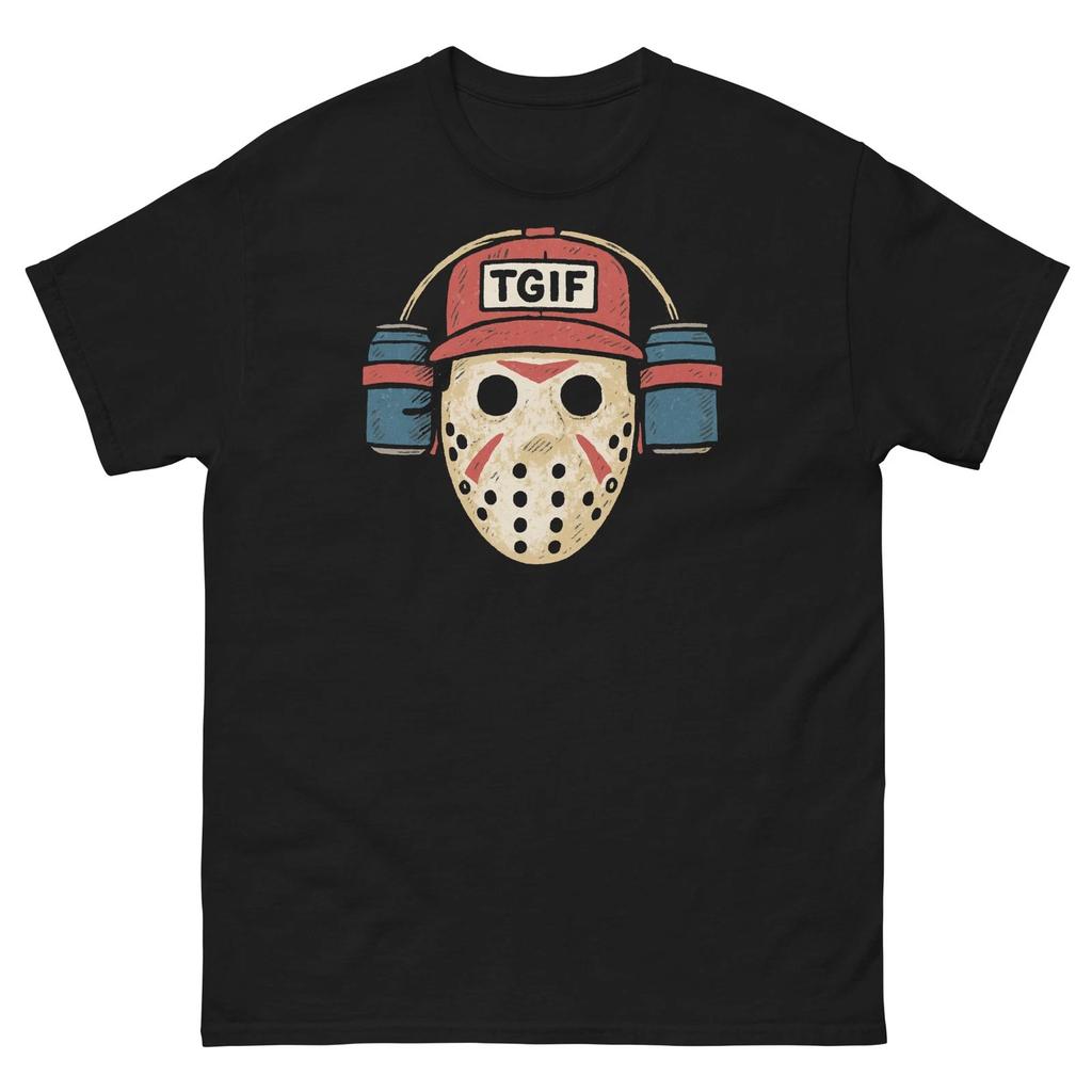 TGIF Jason Friday Funny Graphic T Shirt Unisex classic tee
