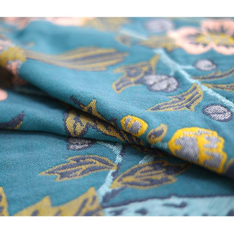 80x160cm Hibiskusblüten Großes Badetuch Baumwolle Nickerchen Decke Boho Jacquard Weiche Tröster Decke Strandtuch