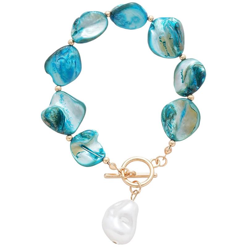 Boho Irregular Shells Tassel Earring Imitation Pearl Starfish Pendant Necklace Beach Vacation Style Fashion Women'S Jewelry