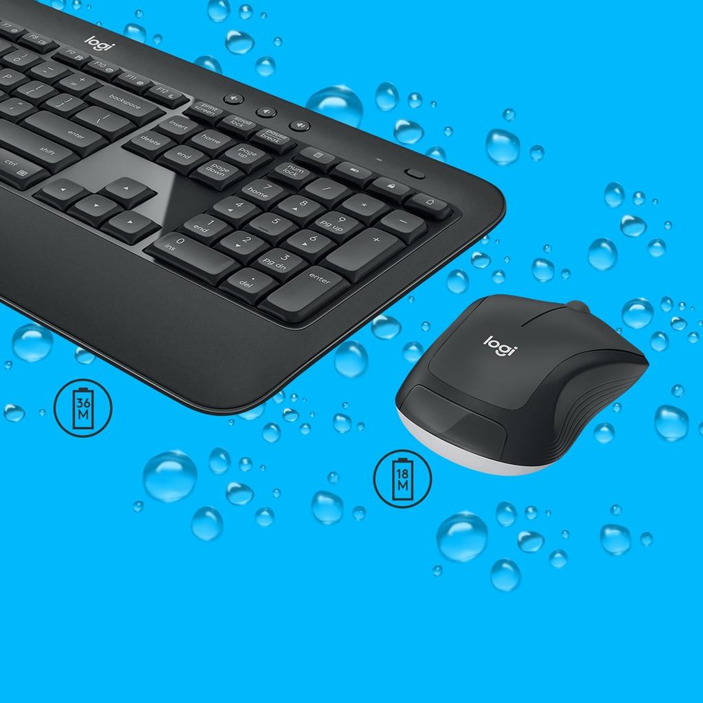 Logitech Mk540 Advanced Usb Black Kit