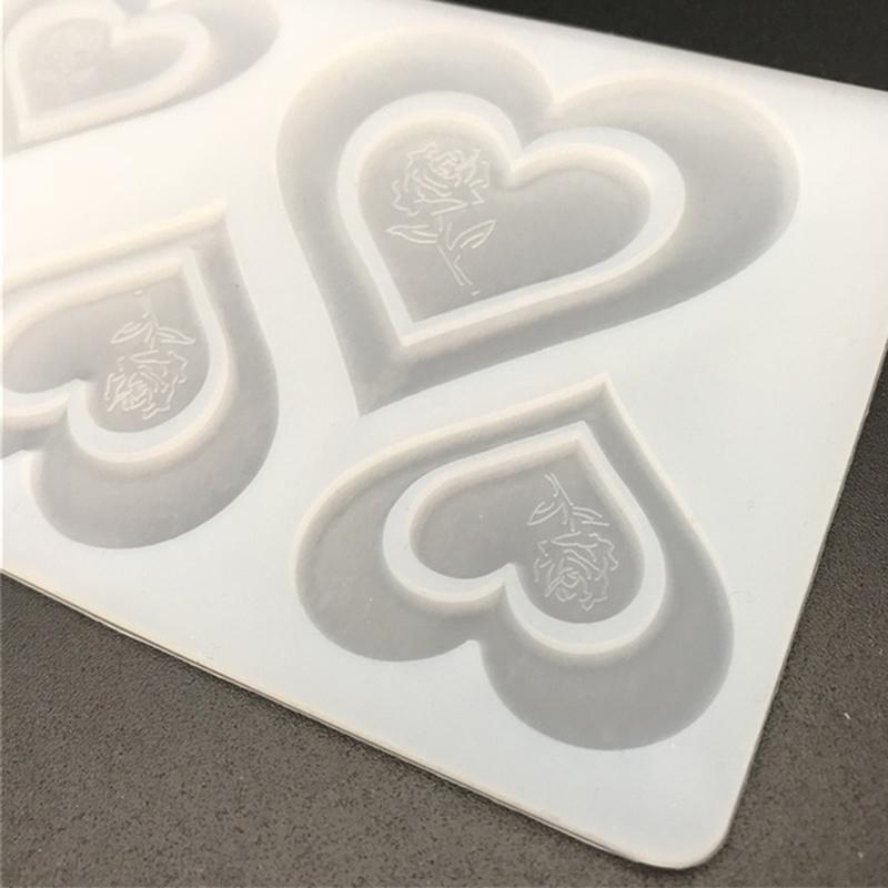 Love Rose Silicone Cake Mold DIY Chocolate Pastry Cupcake Cookie Mold Cake Decorating Tools Suitable Home Kitchen Baking Molds