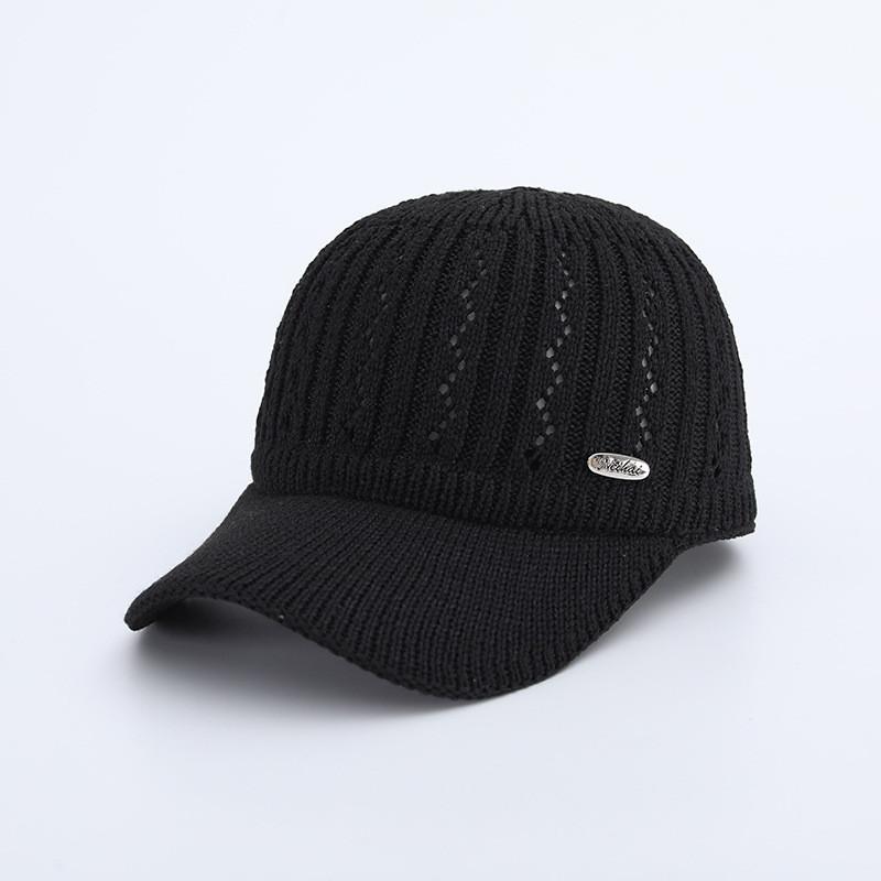 Breathable Knitted Cap With Sun Shield And Adjustable Design For Daily Outdoor Use