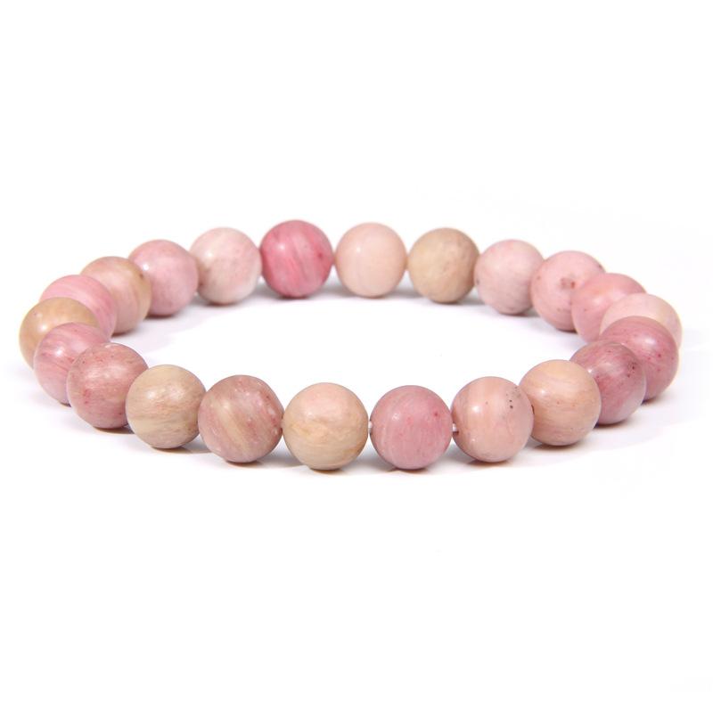 8Mm Natural Stone Bead Bracelet Men's Turquoise Elastic Bracelet.