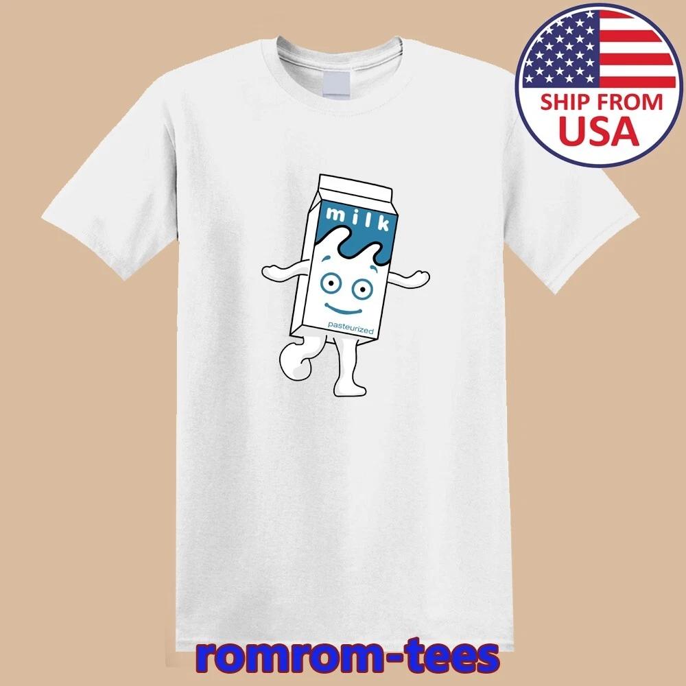 Blur Milk Carton Coffee and TV British White Size S-5XL L