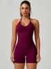 2025 Breathable Halter Tank Top Yoga Set: Cross-border DF, Tight Body-Shaping Fitness Wear