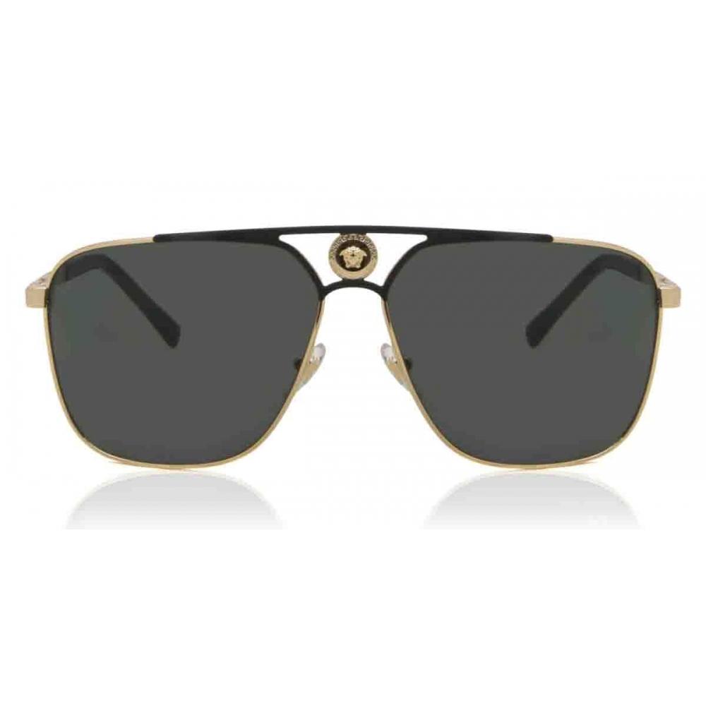 

Versace Ve2238 143687 Мужские солнцезащитные очки Black Gold/61-13-140
